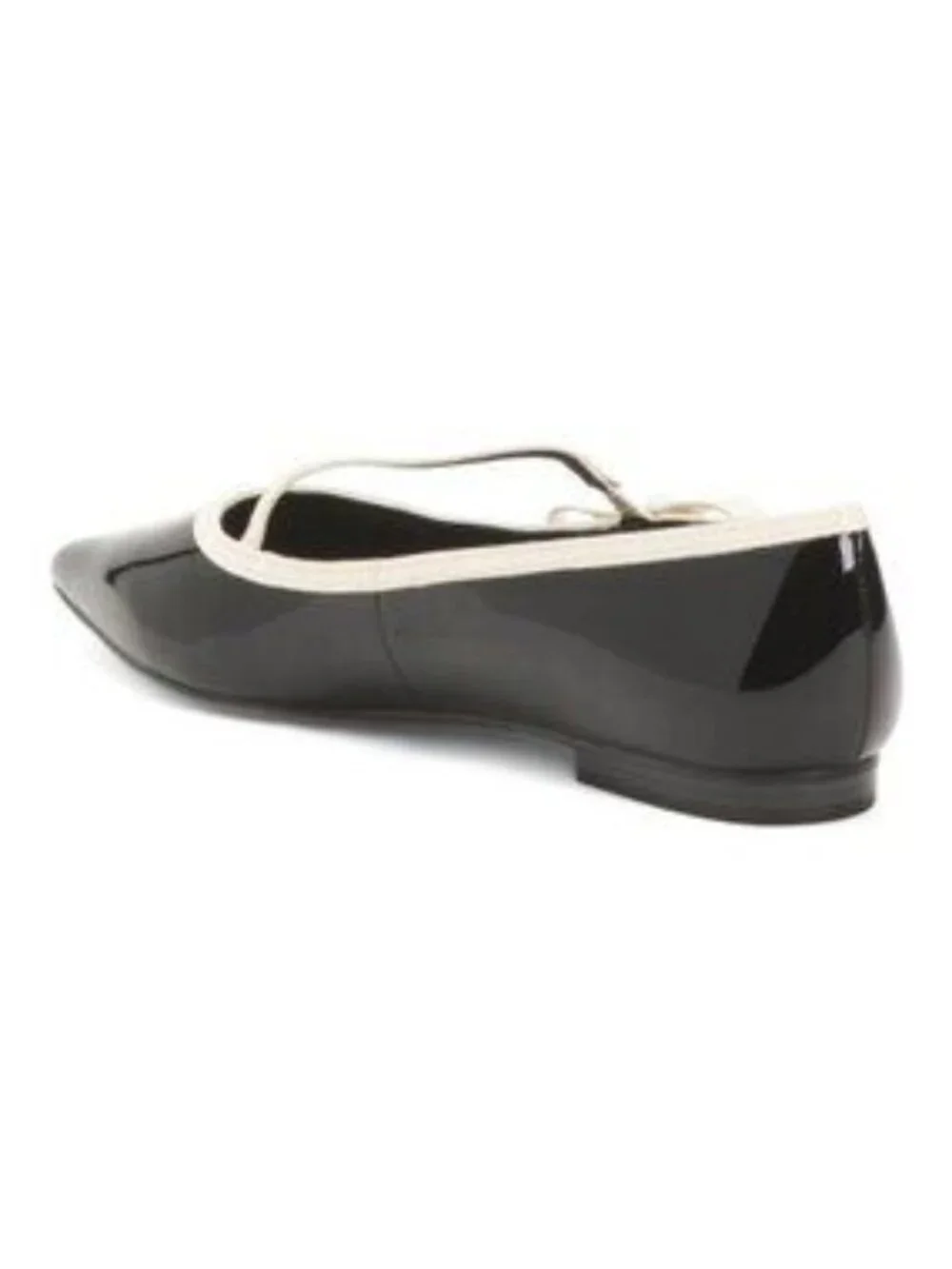 LINEA PAOLO Patent Leather Nuri Pointed Toe Ballet Flats